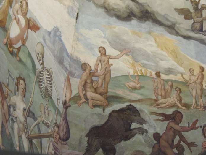 Détail des fresques du Duomo.