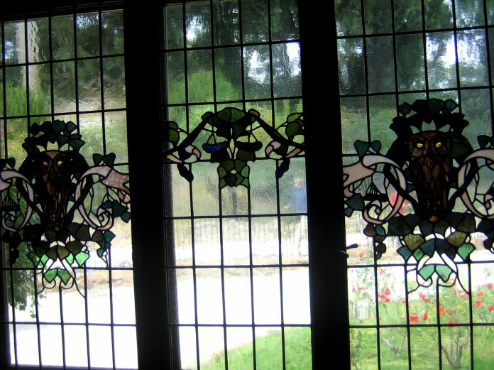 Guirlande de chouettes de Duilio Cambellotti dans la salle des chouettes.