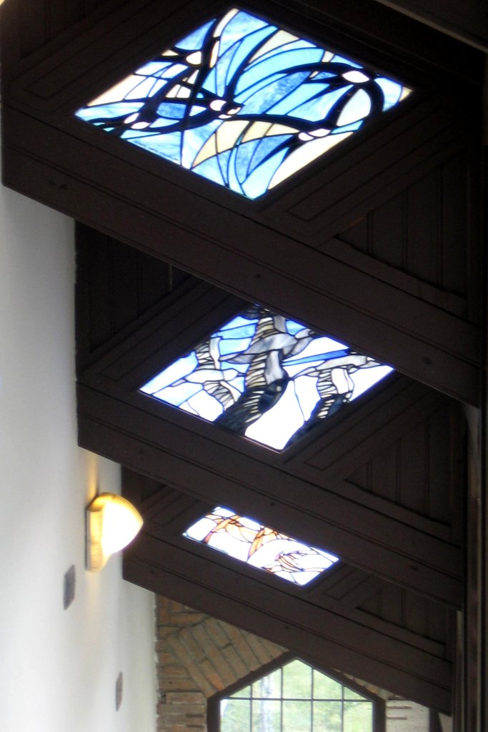 Enfilade de l'escalier des quatre saisons.