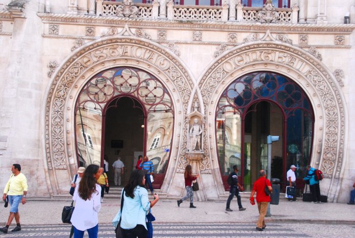 Gare du Rossi, Lisbonne, Lisboa, Portugal.