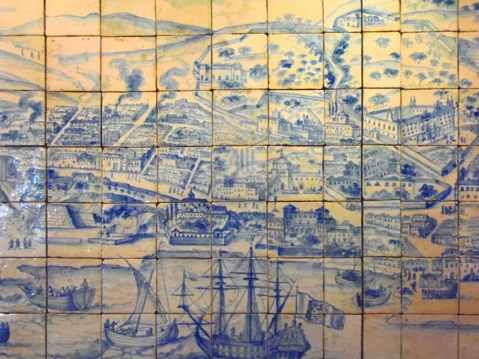 Musée azulejos, fresque, Lisbonne, Lisboa, Portugal