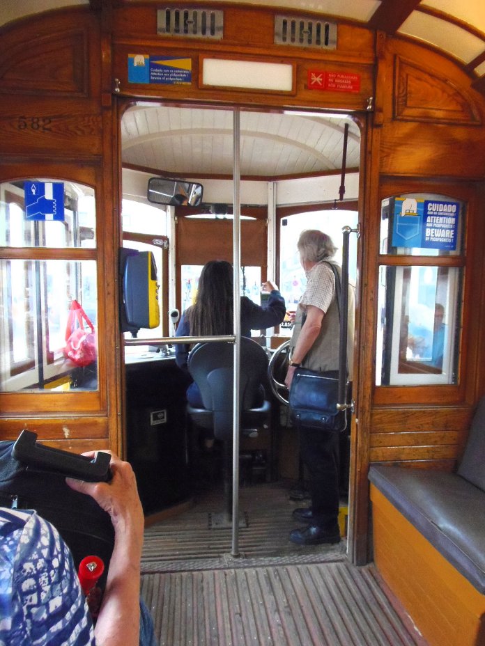 Tramway, château Sao Jorge, Lisbonne, Lisboa, Portugal