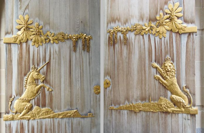 Porte Hoolyroodhouse Edimbourg Edinburg