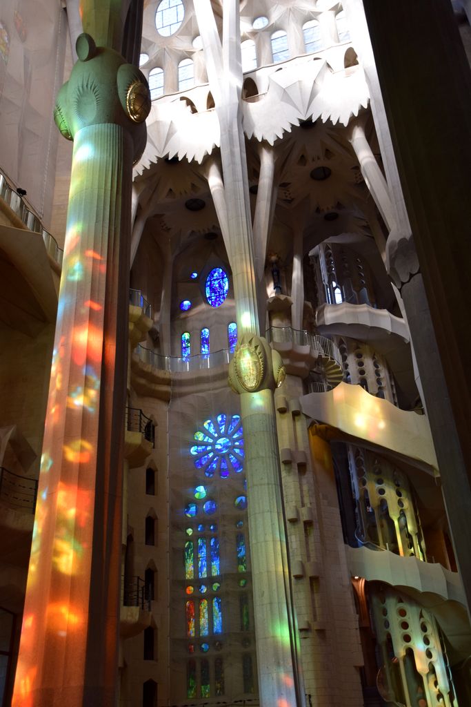 piliers Sagrada Familia Barcelone Barcelona