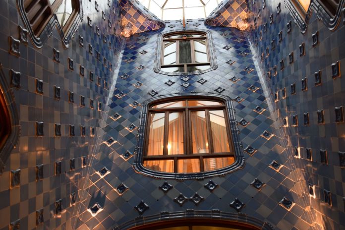 Puits de jour Casa Batllo Barcelone Barcelona