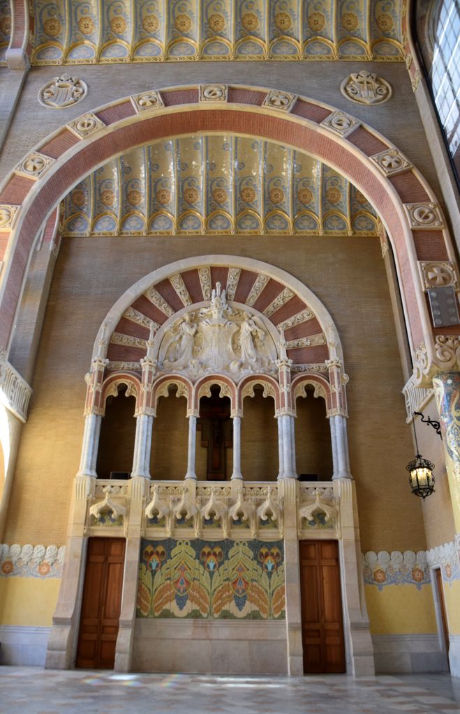 Salle bâtiment administratif Sant Pau Barcelone Barcelona