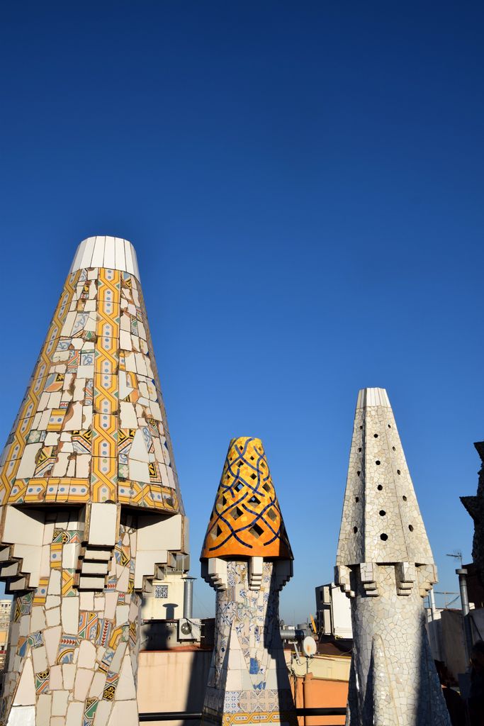 Cheminées Palais Güell Barcelone Barcelona