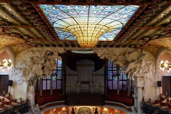 salle Palais de la musique catalane Barcelone Barcelona