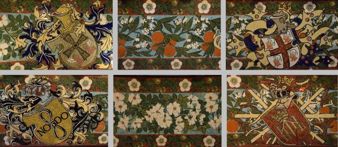 Blasons héraldiques hôtel espana Barcelone Barcelona.