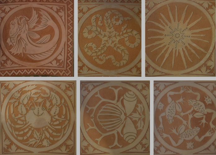 Caissons salle des sirènes hôtel Espana barcelone barcelona