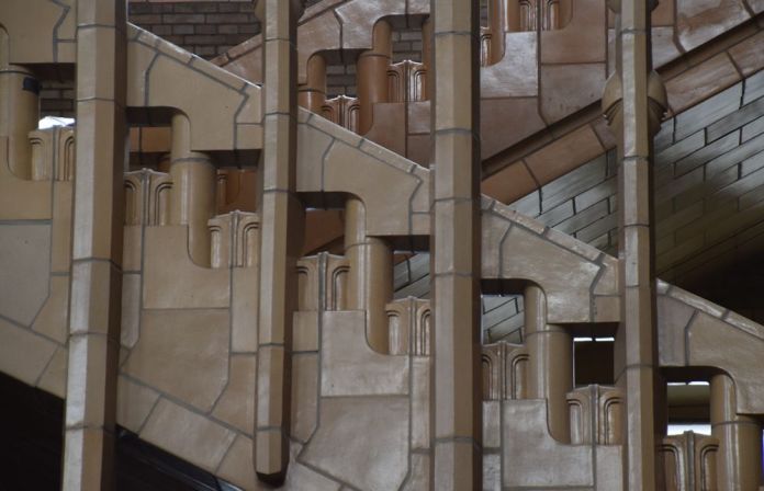 Escaliers Basilique Koekelberg Bruxelles.