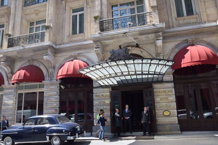 entrée Pera Palace Istanbul