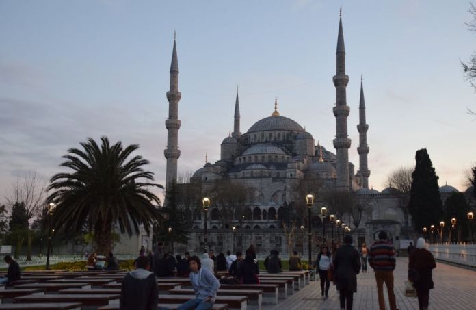 Nuit mosquée bleue istanbul