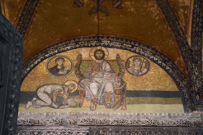 mosaiques sainte-sophie istanbul