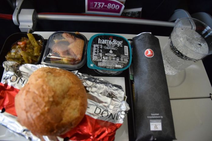 plateau repas Turkish Airlines
