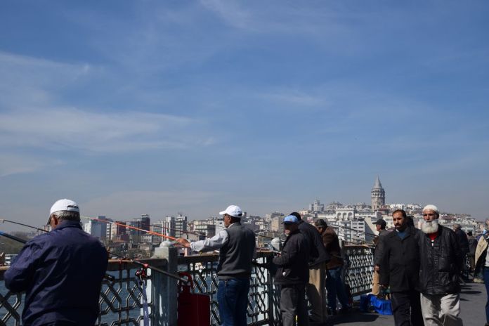 pêcheurs pont de Galata Istanbul