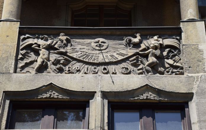 cadran solaire Budapest Hongrie Hungary