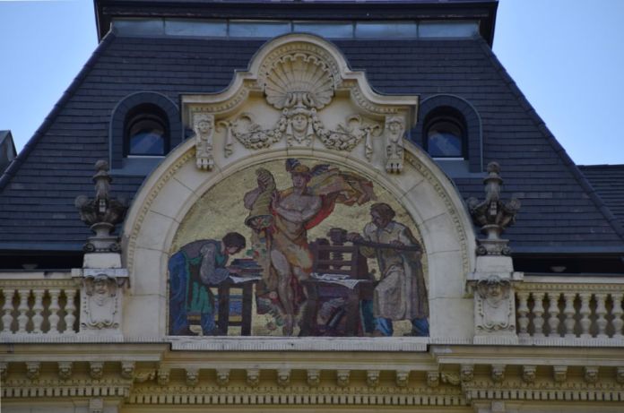 face au grand marché Budapest Hongrie Hungary