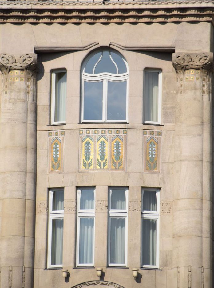 mosaïques Gresham Budapest Hongrie Hungary