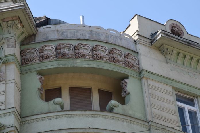 angle Art nouveau Budapest Hongrie Hungary