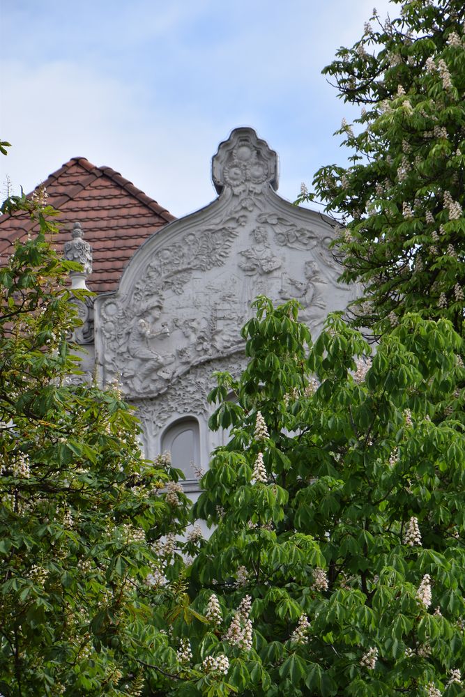 décor façade Budapest Hongrie Hungary