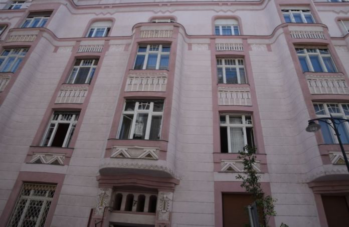 ondulation rose Budapest Hongrie Hungary