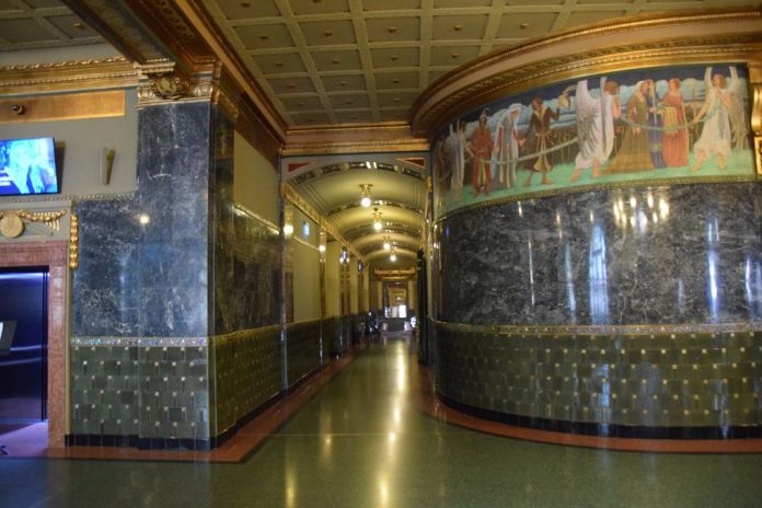 couloir Académie Liszt Budapest Hongrie Hungary