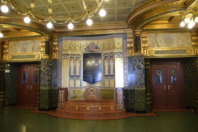 hall entrée Académie Liszt Budapest Hongrie Hungary