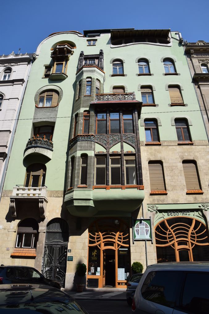 façade Bedo Haz Budapest Hongrie Hungary