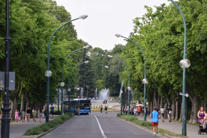 entrée île Marguerite Budapest Hongrie Hungary
