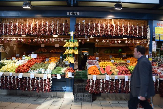 paprika Grand marché Budapest Hongrie Hungary