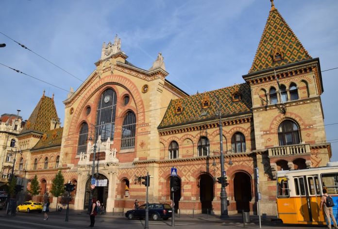 grand marché Budapest Hongrie Hungary
