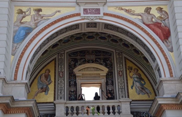 arche pavillon jardin royal Budapest Hongrie Hungary