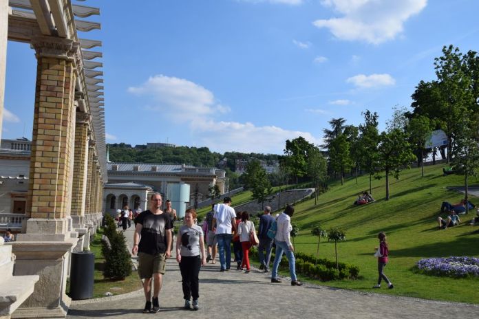 pavillon du jardin royal jardin Budapest Hongrie Hungary