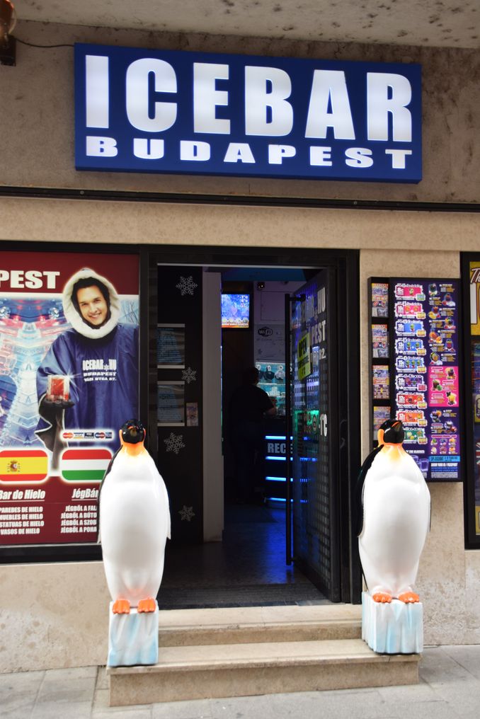 ice bar Budapest Hongrie Hungary