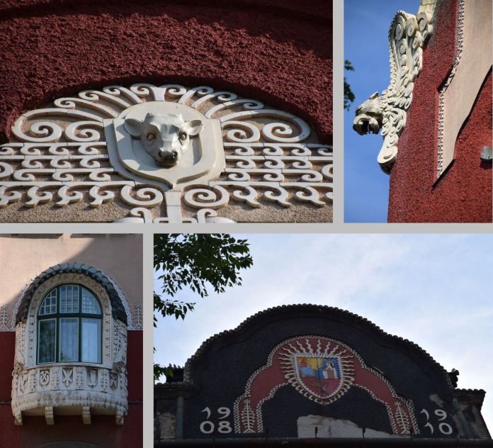 motifs décoratifs mairie de Subotica Serbie.