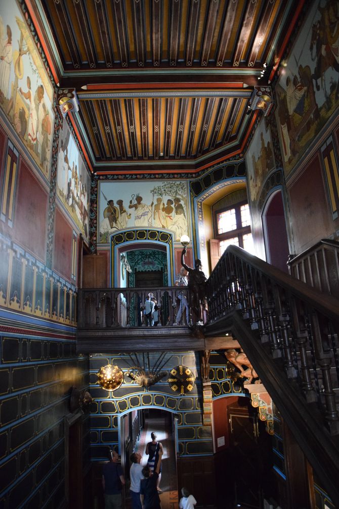 escalier Abbadia Hendaye