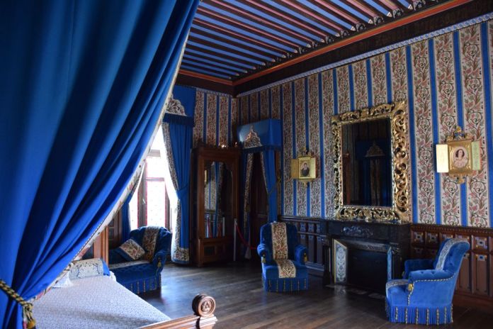 chambre bleue Abbadia Hendaye