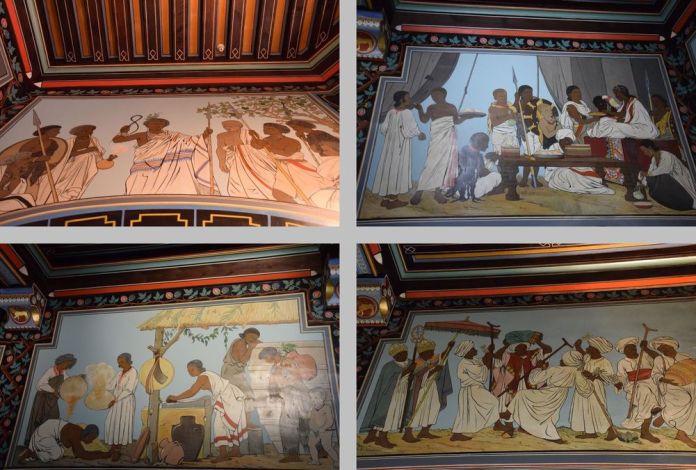 fresques Abbadia hendaye