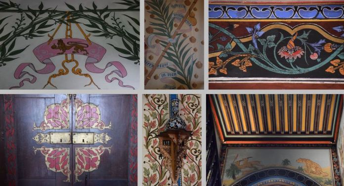 motifs décoratifs Abbadia Hendaye