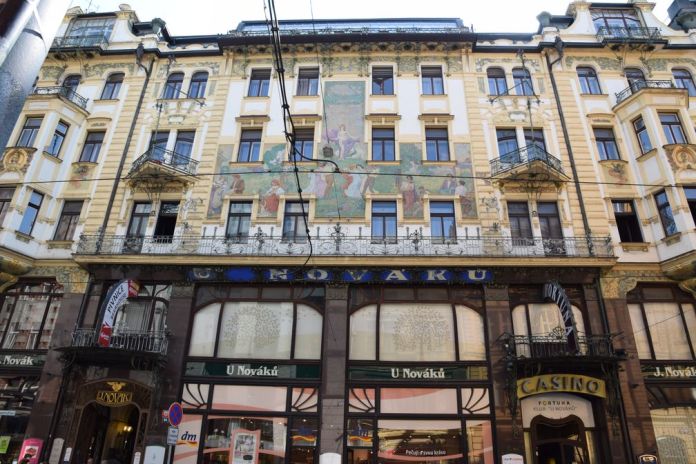 Art nouveau Prague Novak