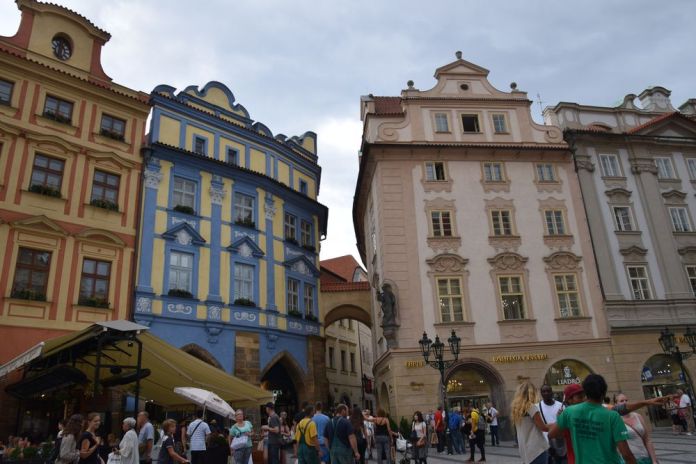 pastel place de la Vieille Ville Prague