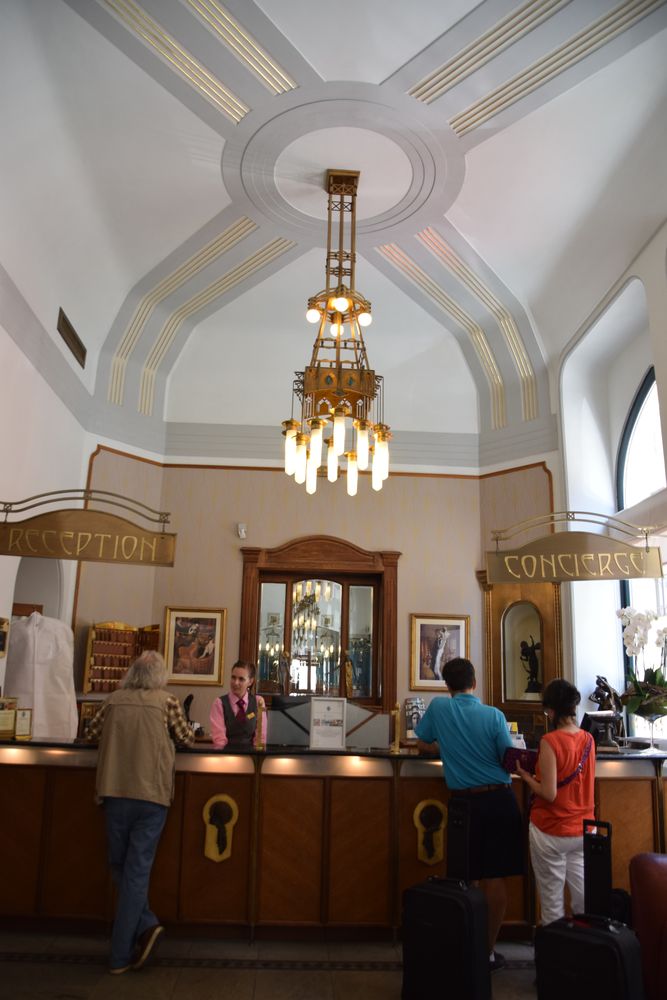 réception Hôtel Pariz Prague