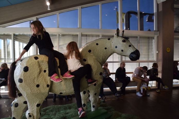 le poney au Junibaken de stockholm suède sweden