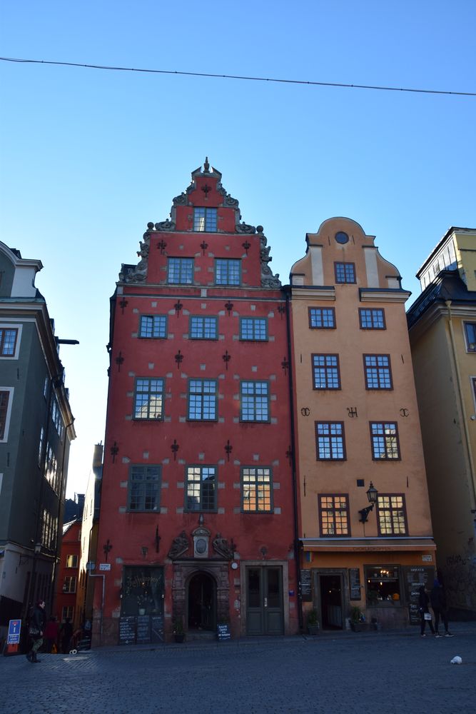 maisons stortorget gamla stan stockholm suède sweden