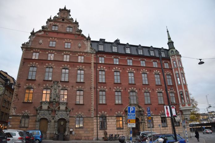 immeubles façades riches gamla stan stockholm suède sweden