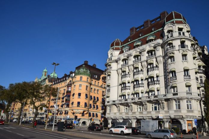 strandvagen stockholm suède