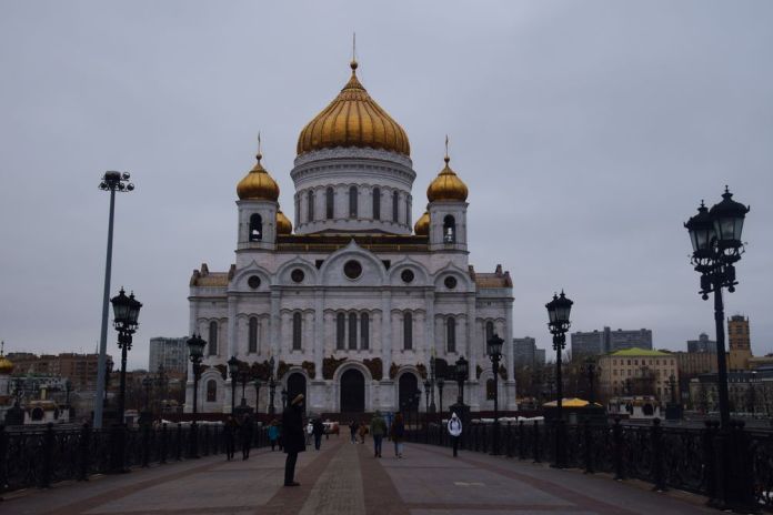 cathédrale du christ-sauveur moscou moscow russie russia