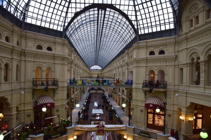 coupole verrières goum moscou moscow russie russia