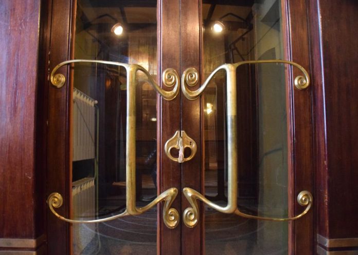 détail porte entrée maison musée gorki moscou moscow russie russia